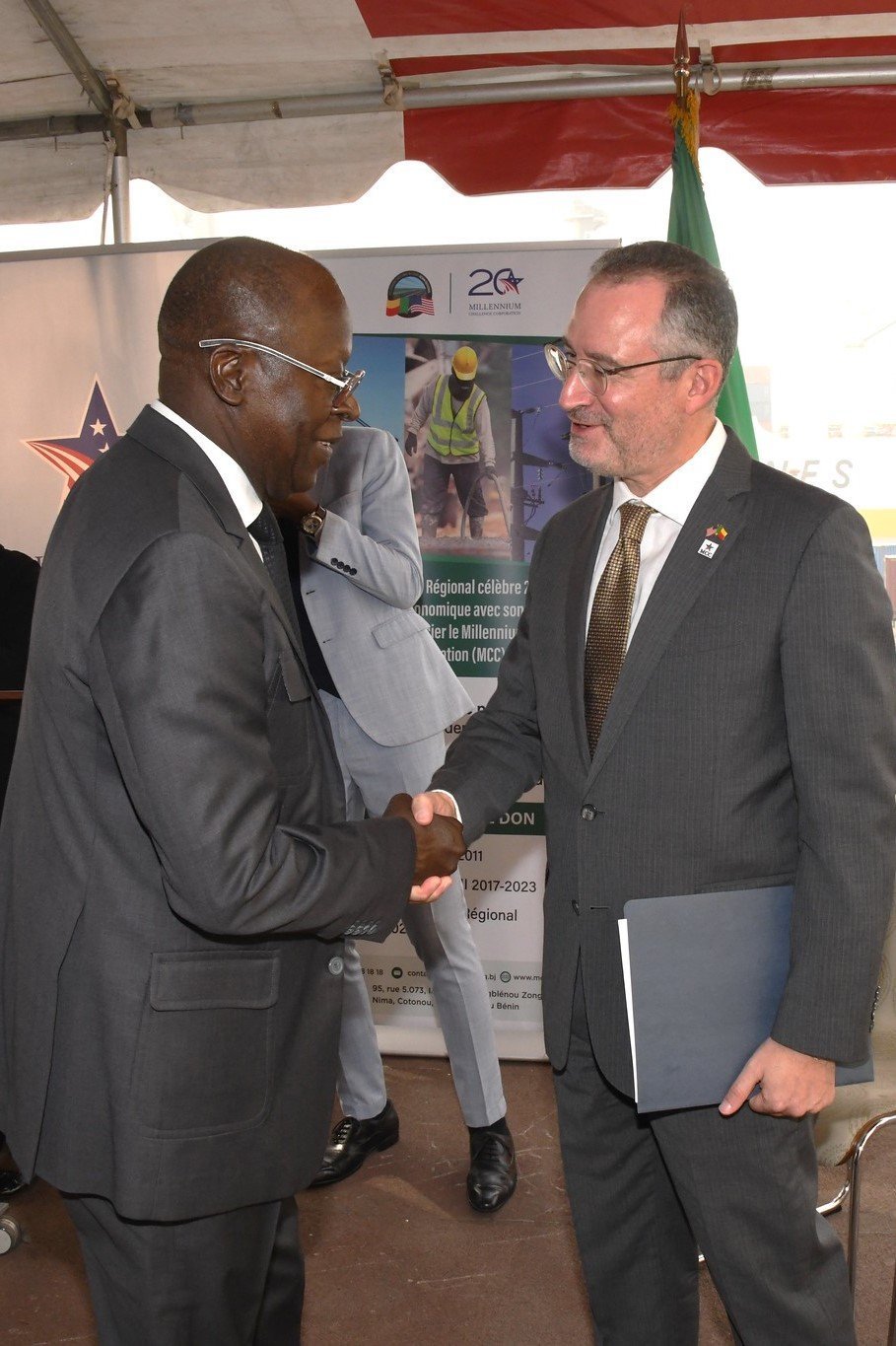 L’Unité de Cordinaltion et de Formulation (UCF Bénin) accueille du 12 au 16 juin 2023, une délégation du Millennium Challenge Corporation (MCC) Washington DC