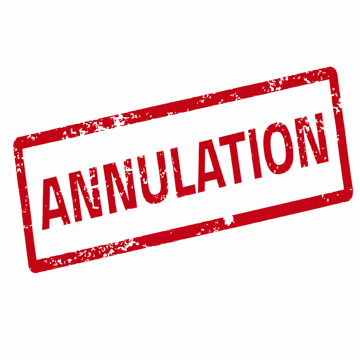 Appel d'offre Annulé